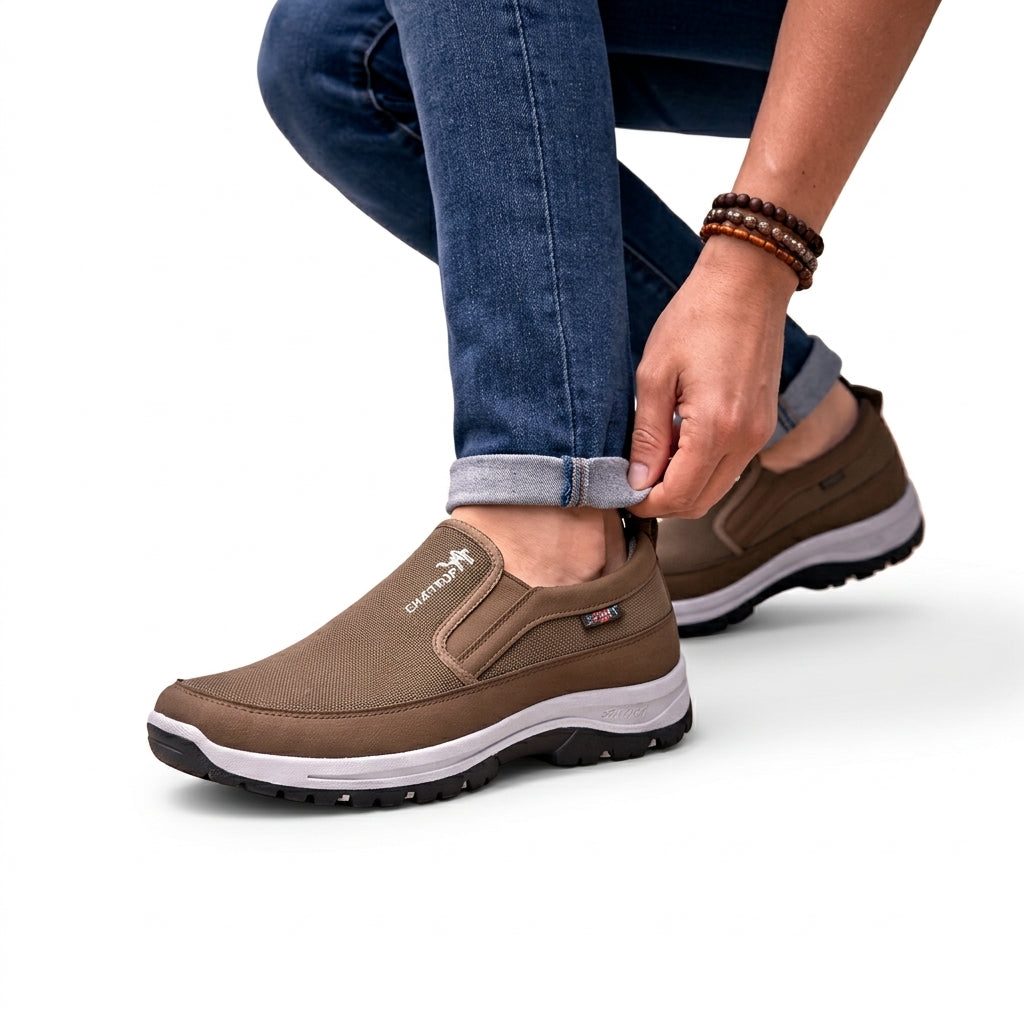 Men's Easygoing Cushioned Slip-On Trainers
