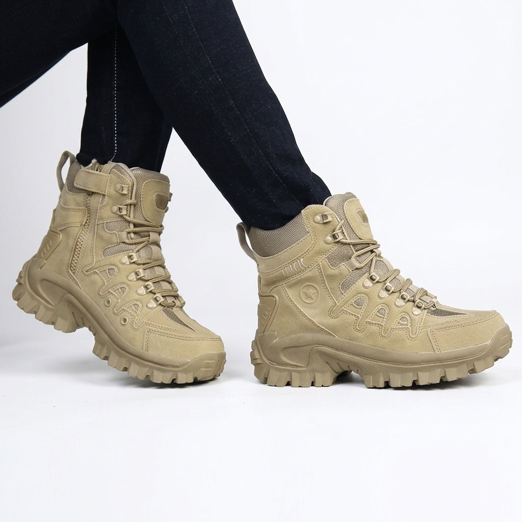 Men's Rugged Waterproof Walking Boots