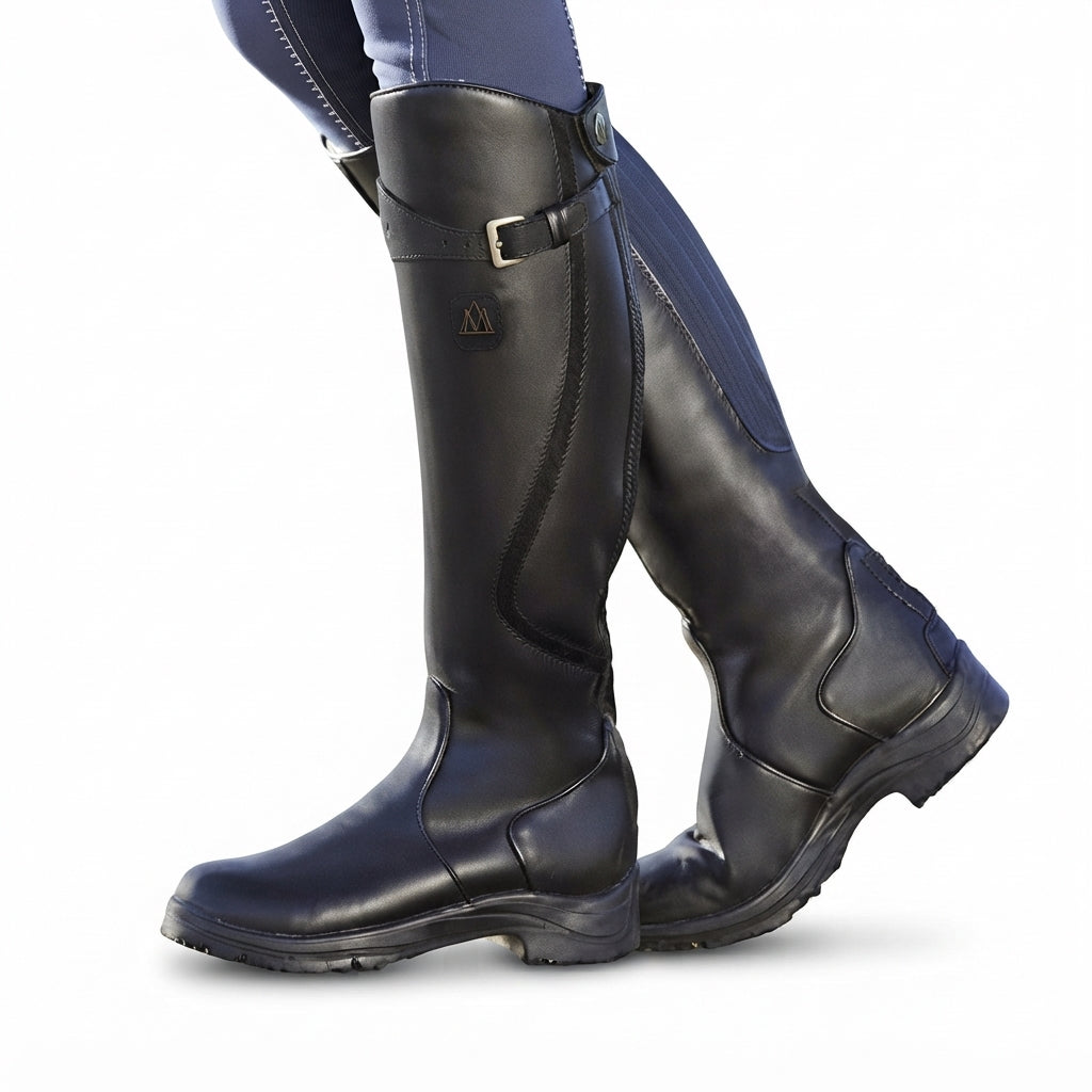 Women's Knee High Leather Riding Boots
