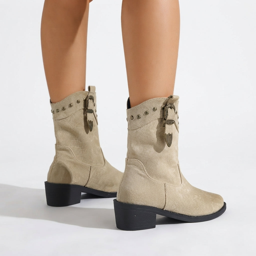 Women's Biker Cowboy Boots