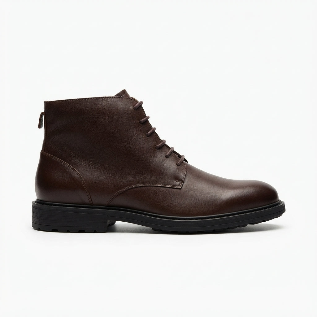 Men's Refined Cap Toe Ankle Boots