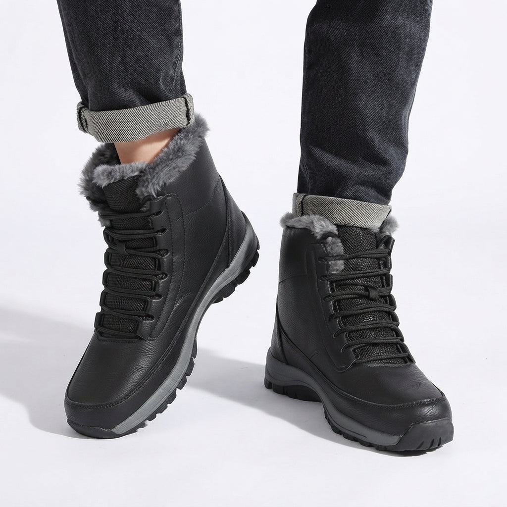 Men's Cosy Lace-Up Ankle Boots
