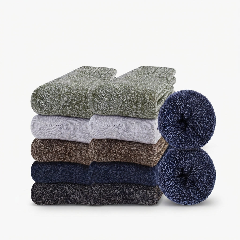 Unisex Cosy Thick Fleece-Lined Winter Socks