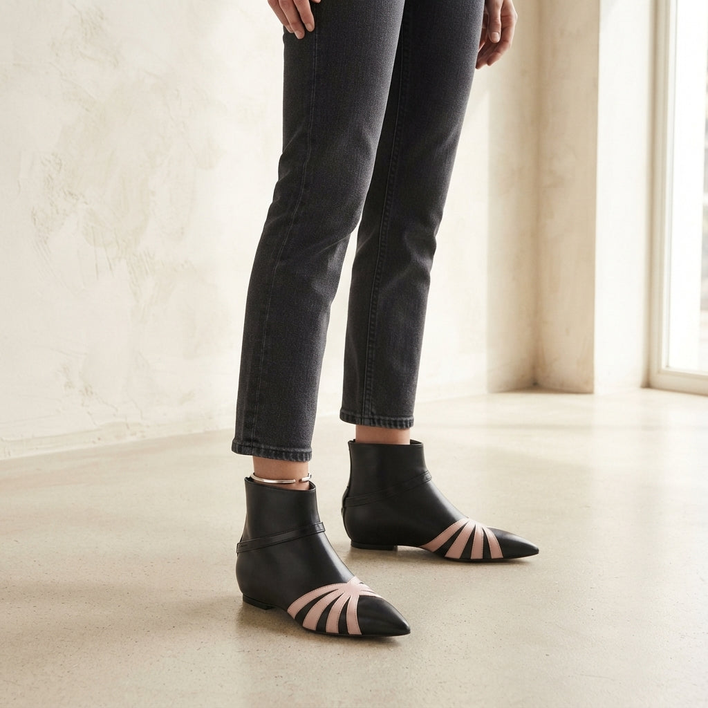 Women's Elegant Pointed Toe Ankle Boots