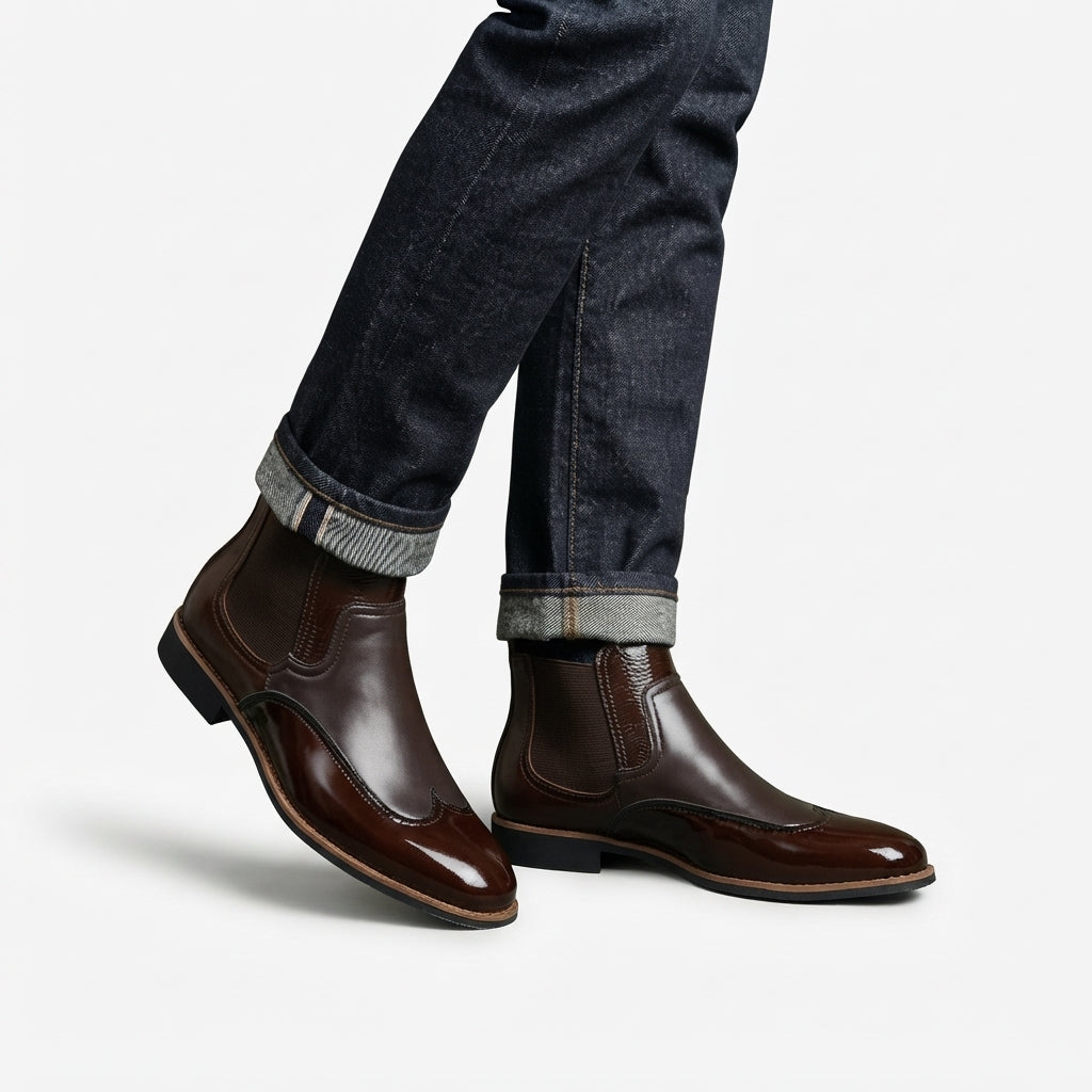 Men's Classic Leather Chelsea Boots