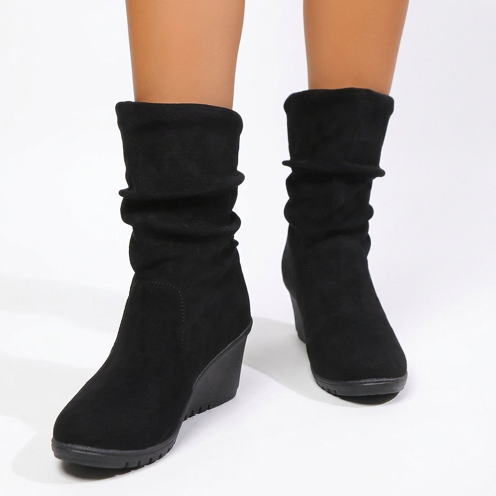 Women's Cosy Slouch Platform Boots