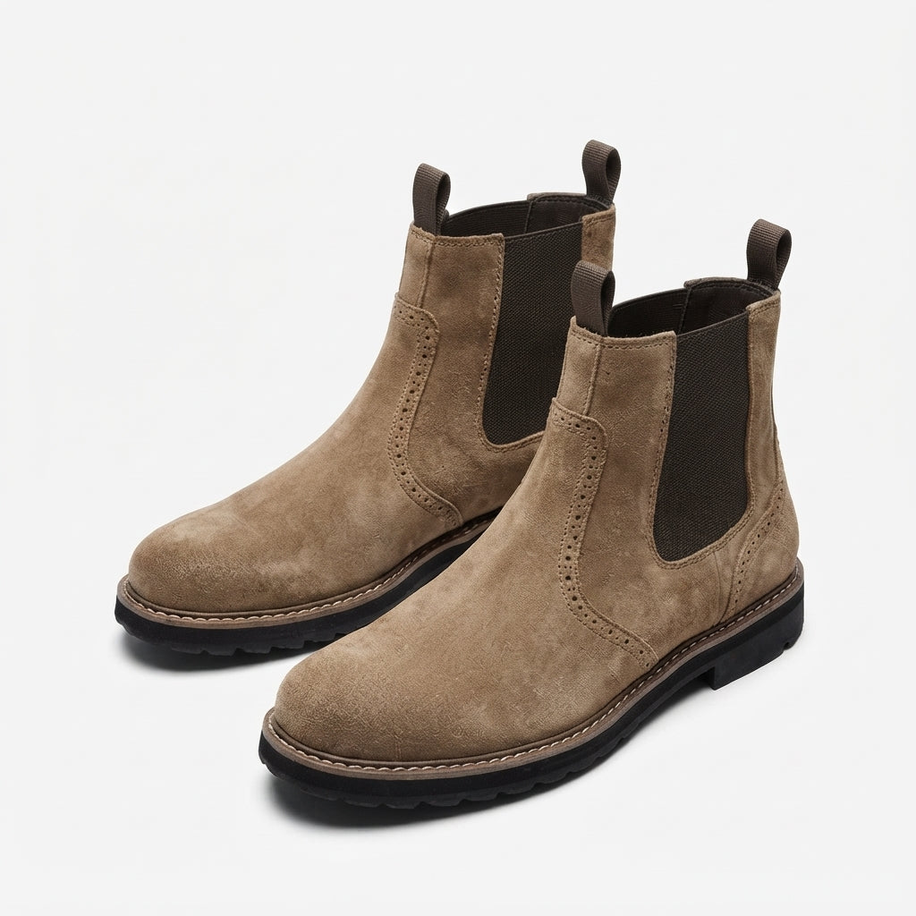 Men's Classic Suede Chelsea Boots