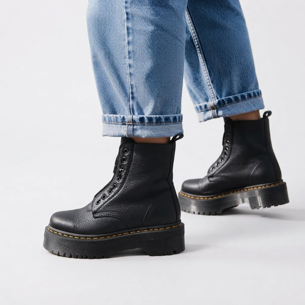 Women's Chic Platform Combat Boots