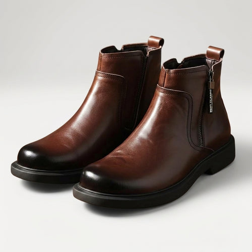 Men's Leather Chelsea Ankle Boots