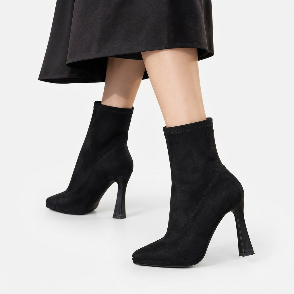 Women's Elegant Platform Sock Boots