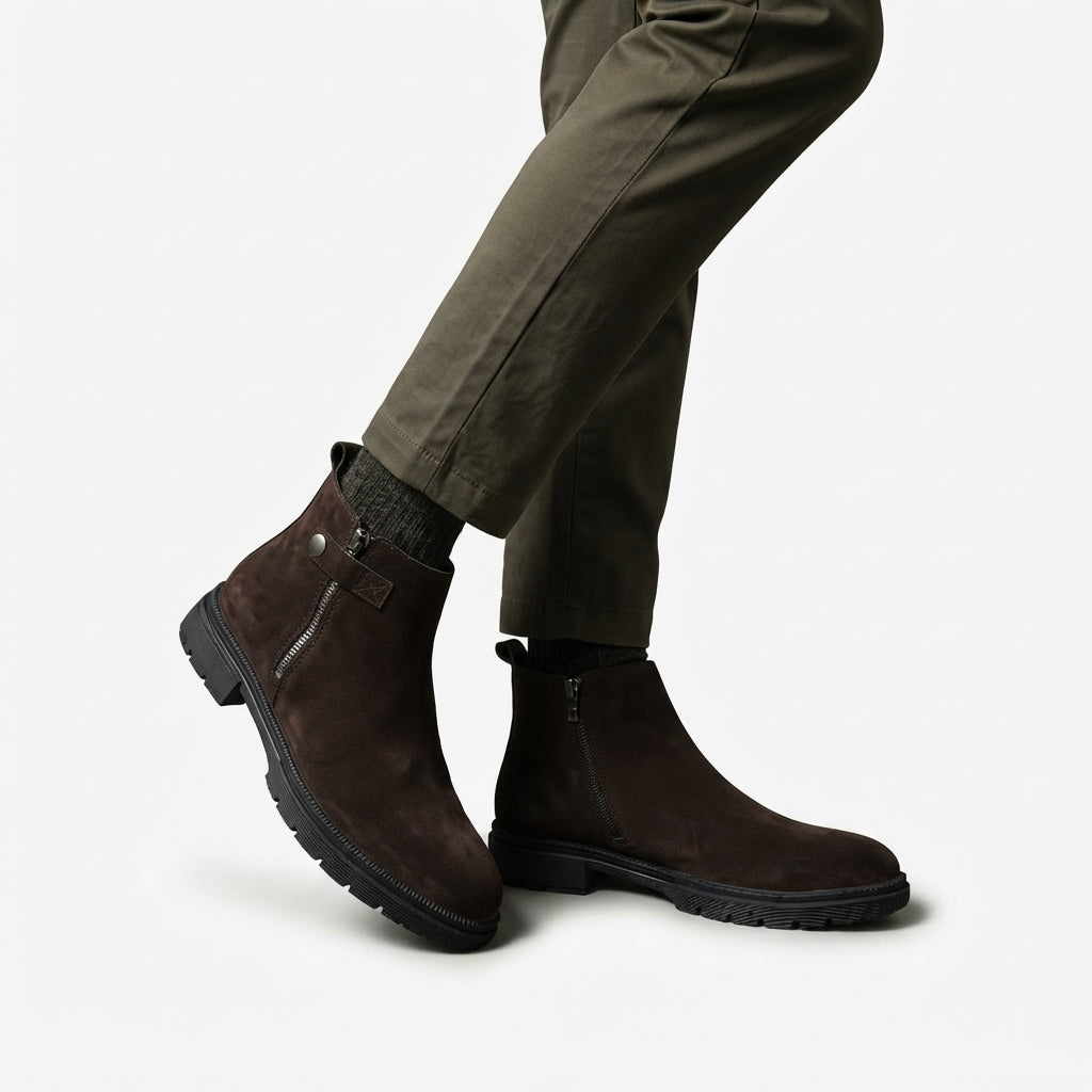 Men's Rugged Suede Ankle Boots