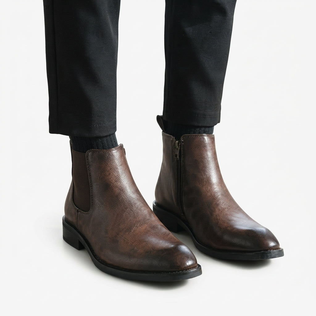 Men's Leather Chelsea Boots