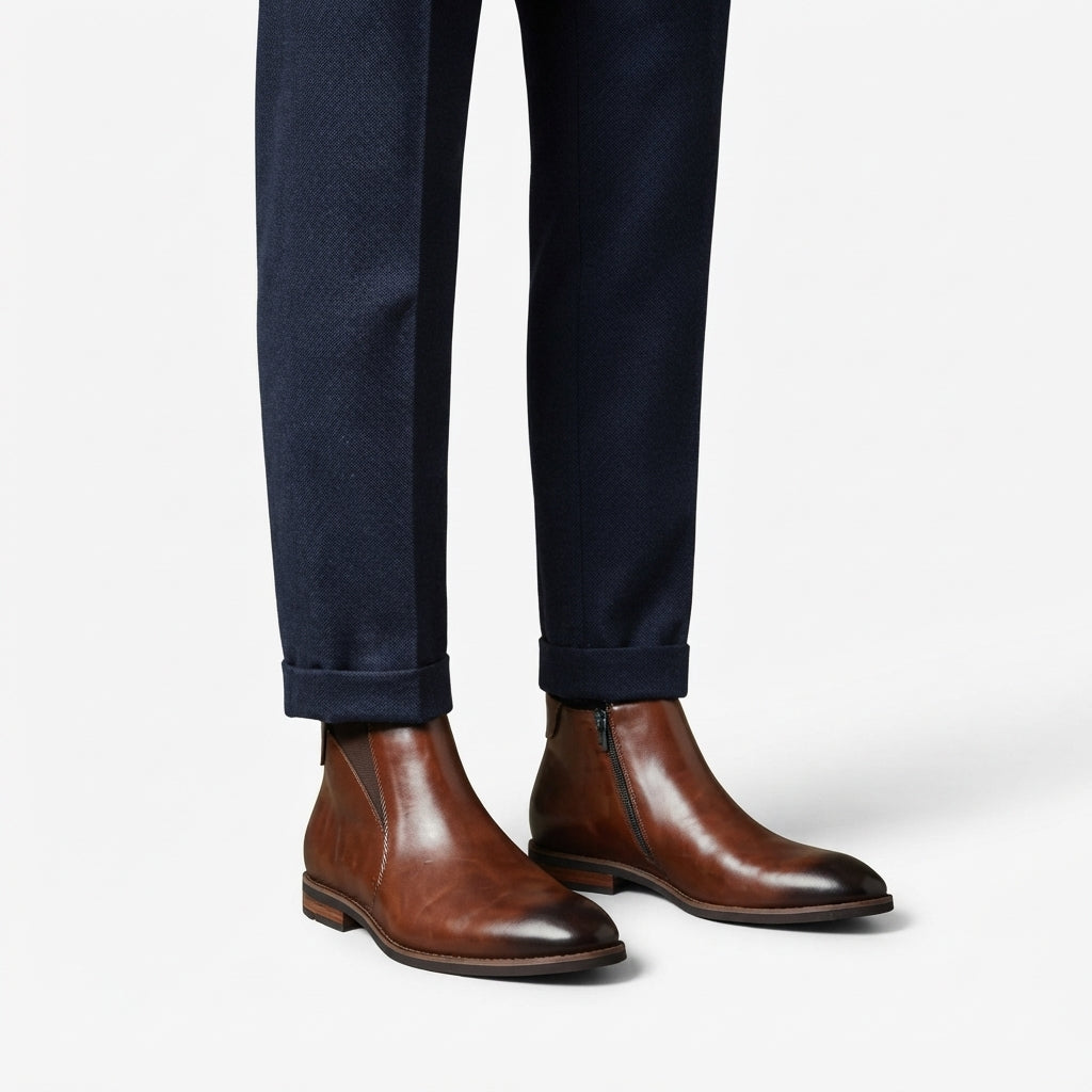 Men's Classic Leather Chelsea Boots