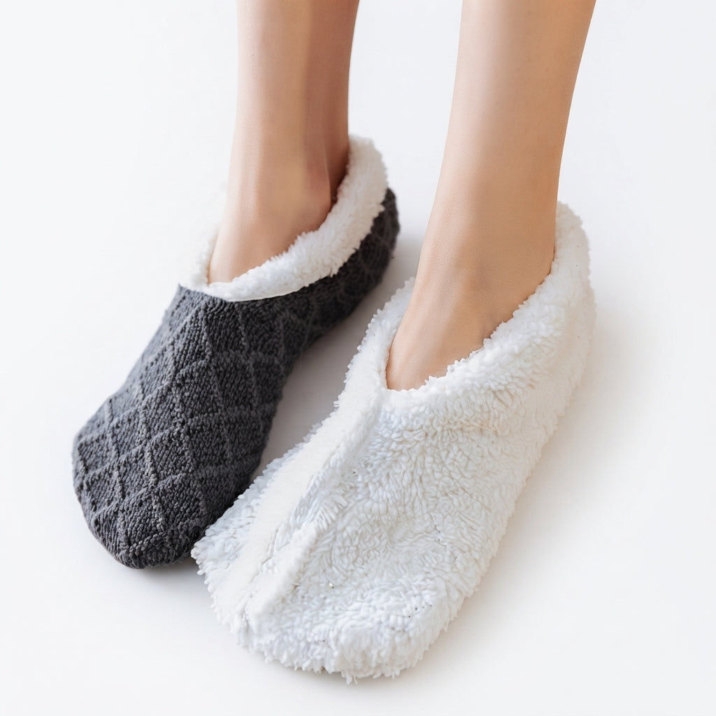 Women's Cosy Plush Non-Slip Slipper Socks