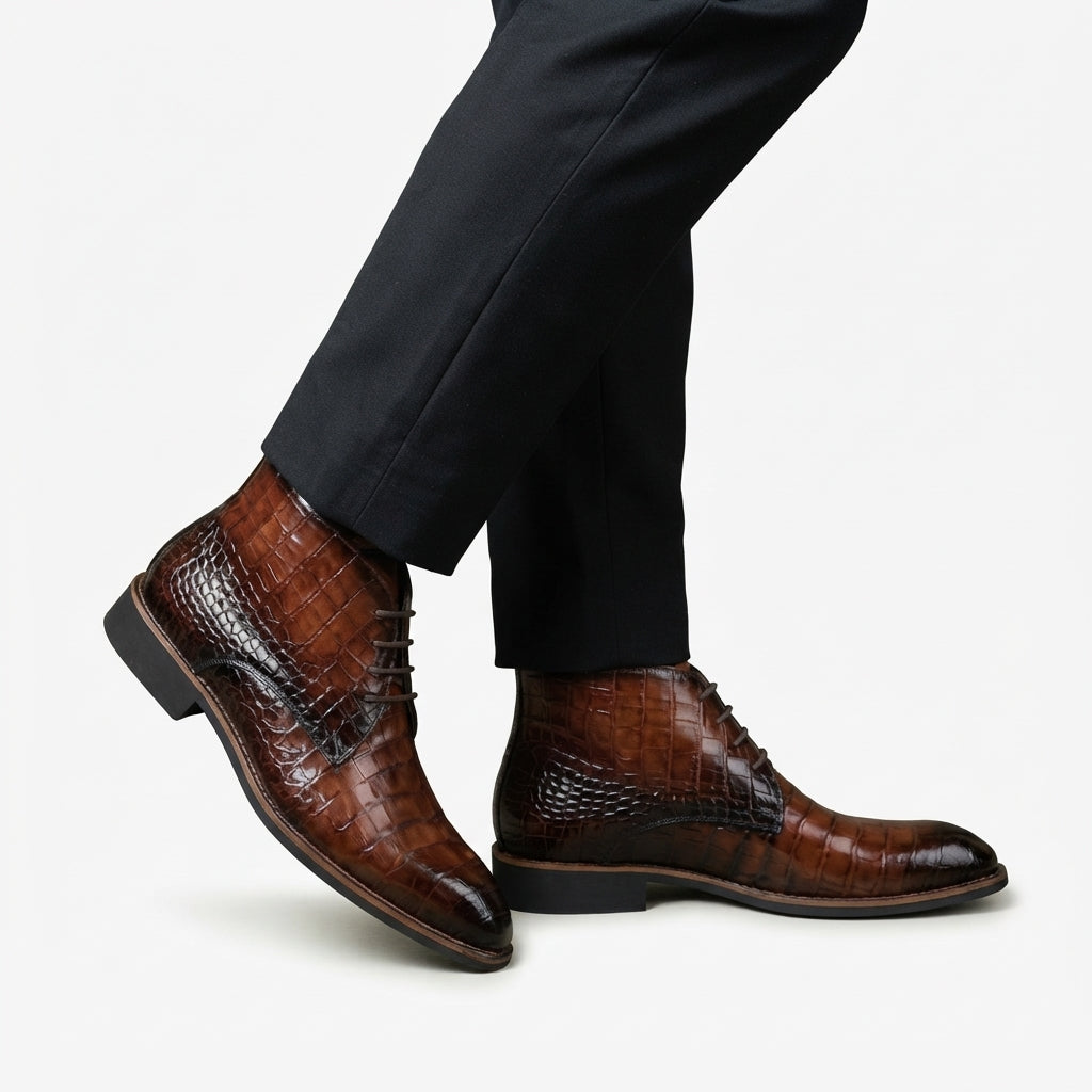 Men's Leather Ankle Boots