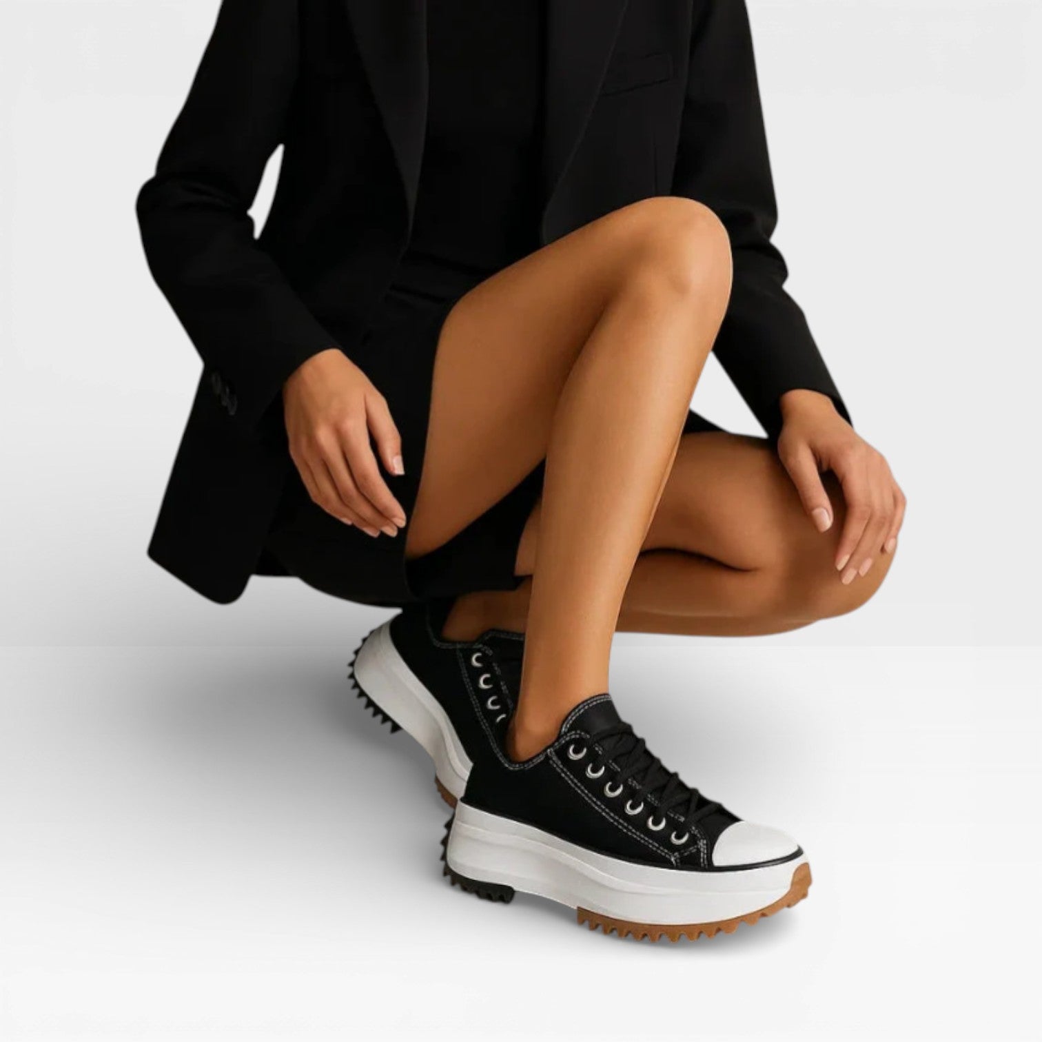 Women’s High Sole Comfort Sneakers – Daily Wear