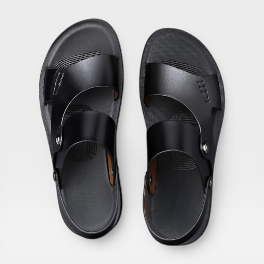 Men’s Classic Leather Sandals for Warm Weather
