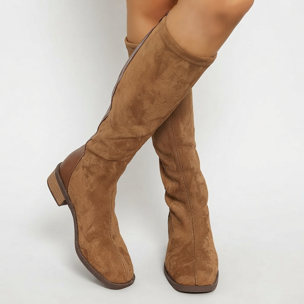 Women's Elegant Heeled Knee High Boots