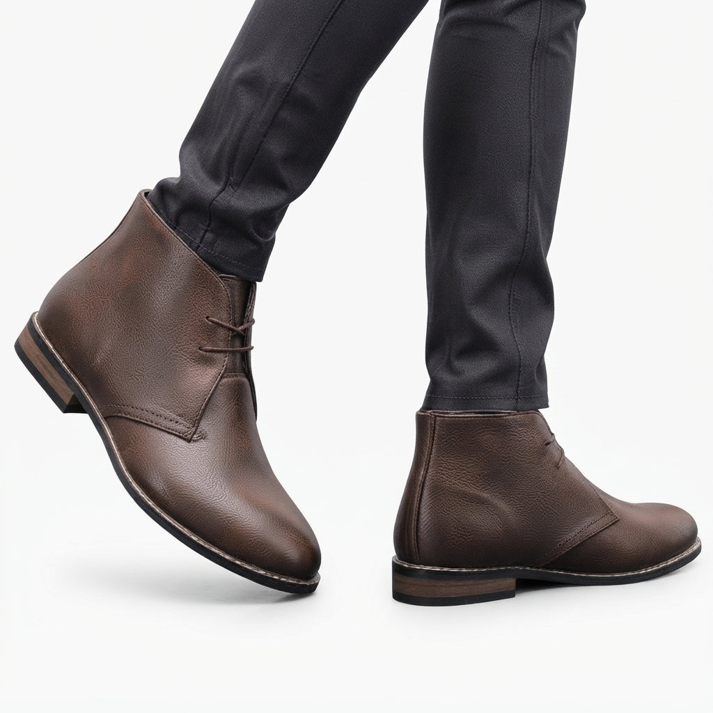 Men's Leather Ankle Boots