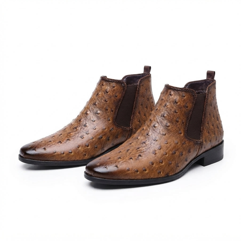 Men's Pointed Toe Chelsea Boots