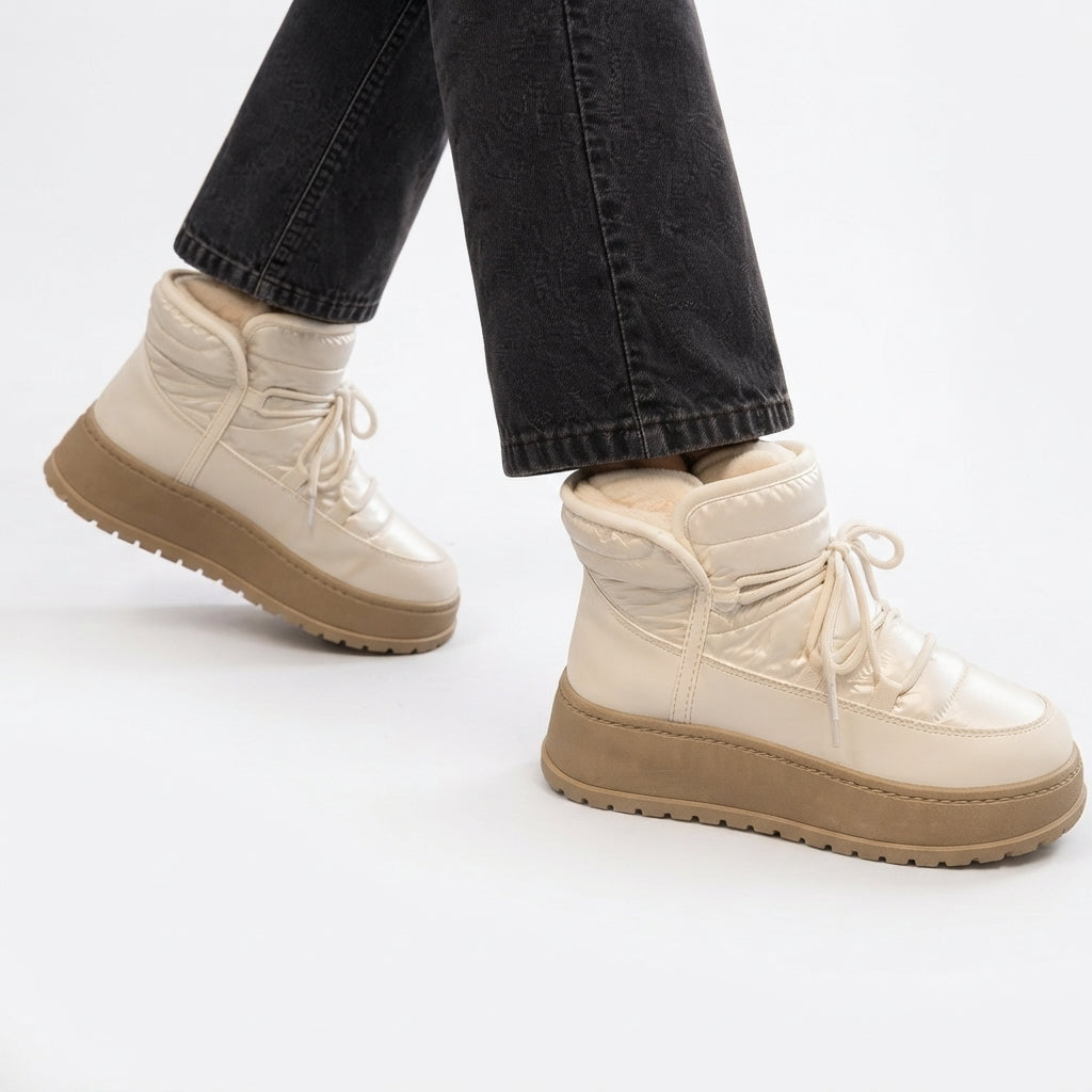 Women's Cosy Platform Ankle Boots