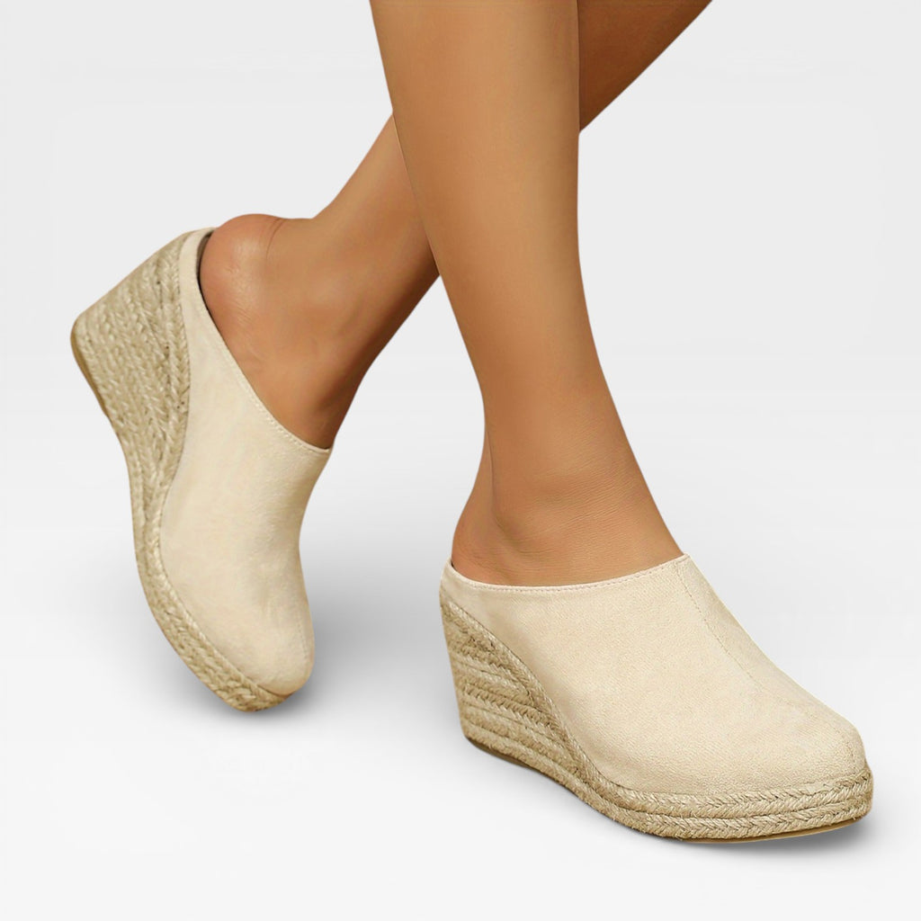 Women's Wedge Shoes Made of Velvet and Hemp Rope, Women's Shoes