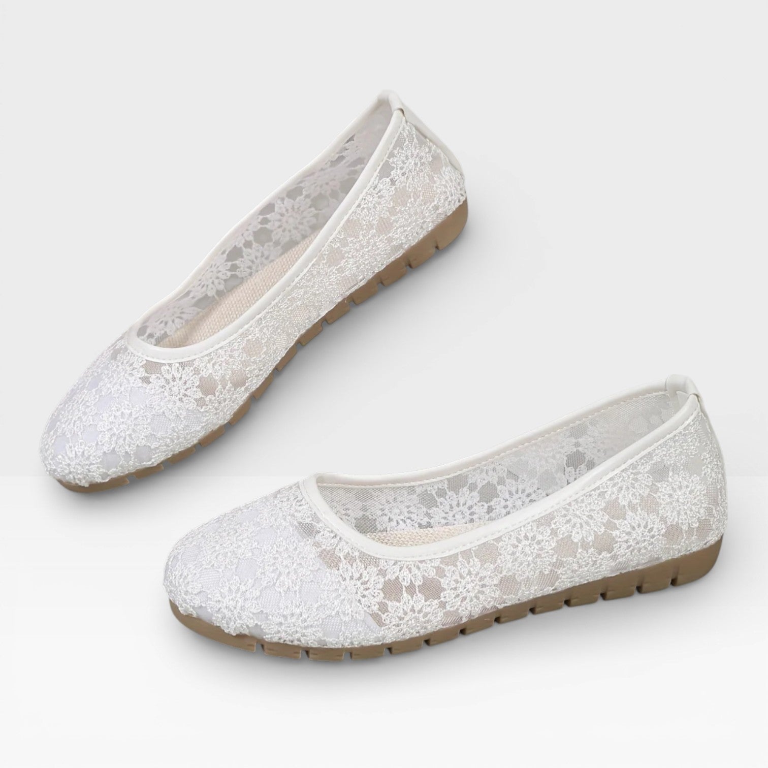 Women’s Comfortable Mesh Ballet Flats for Spring