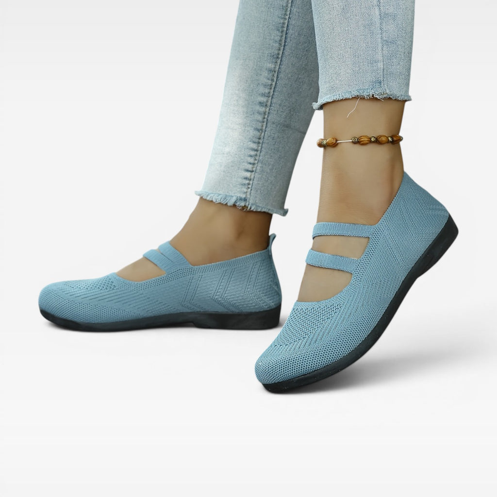 Women’s Mesh Trainers – Slip-On Lightweight Walking Shoes