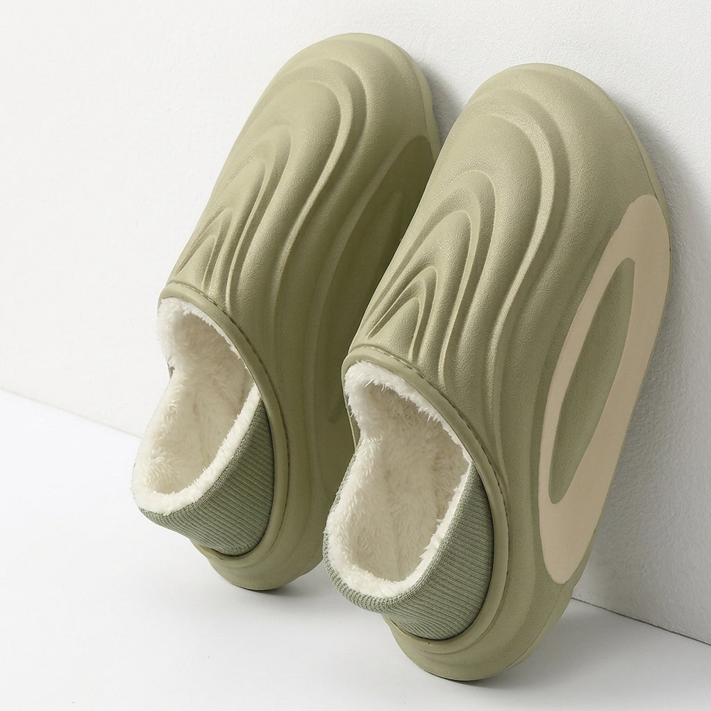 Men's Cosy Plush-Lined Winter Slippers