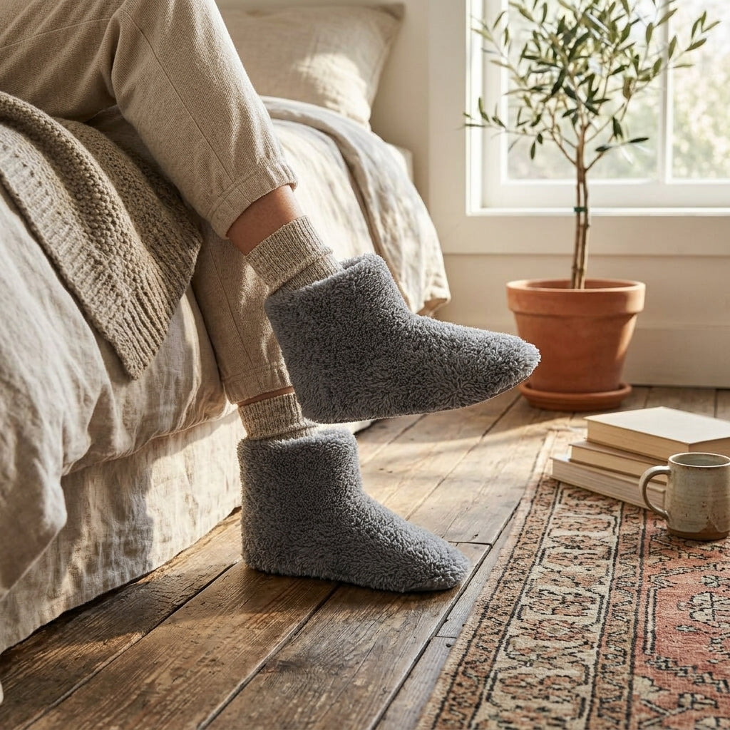 Women's Cosy Heated Boot Slippers
