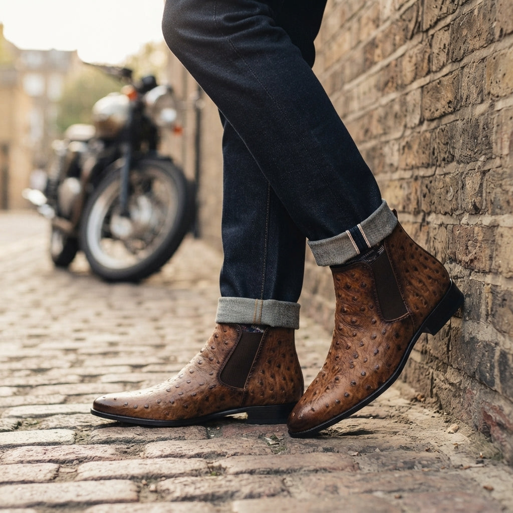 Men's Pointed Toe Chelsea Boots