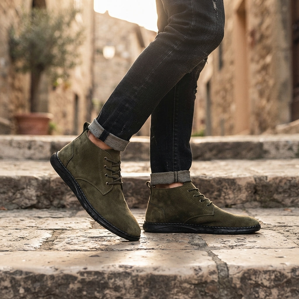 Men's Rugged Suede Chukka Boots