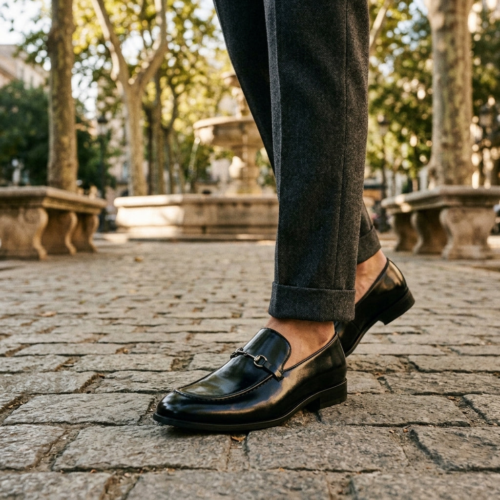 Men's Black Loafers – Smart Shoes
