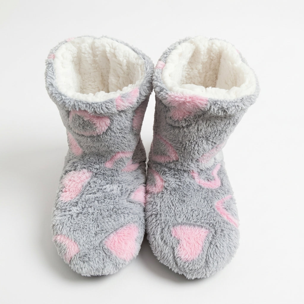 Women's Cosy Plush-Lined Slipper Boots