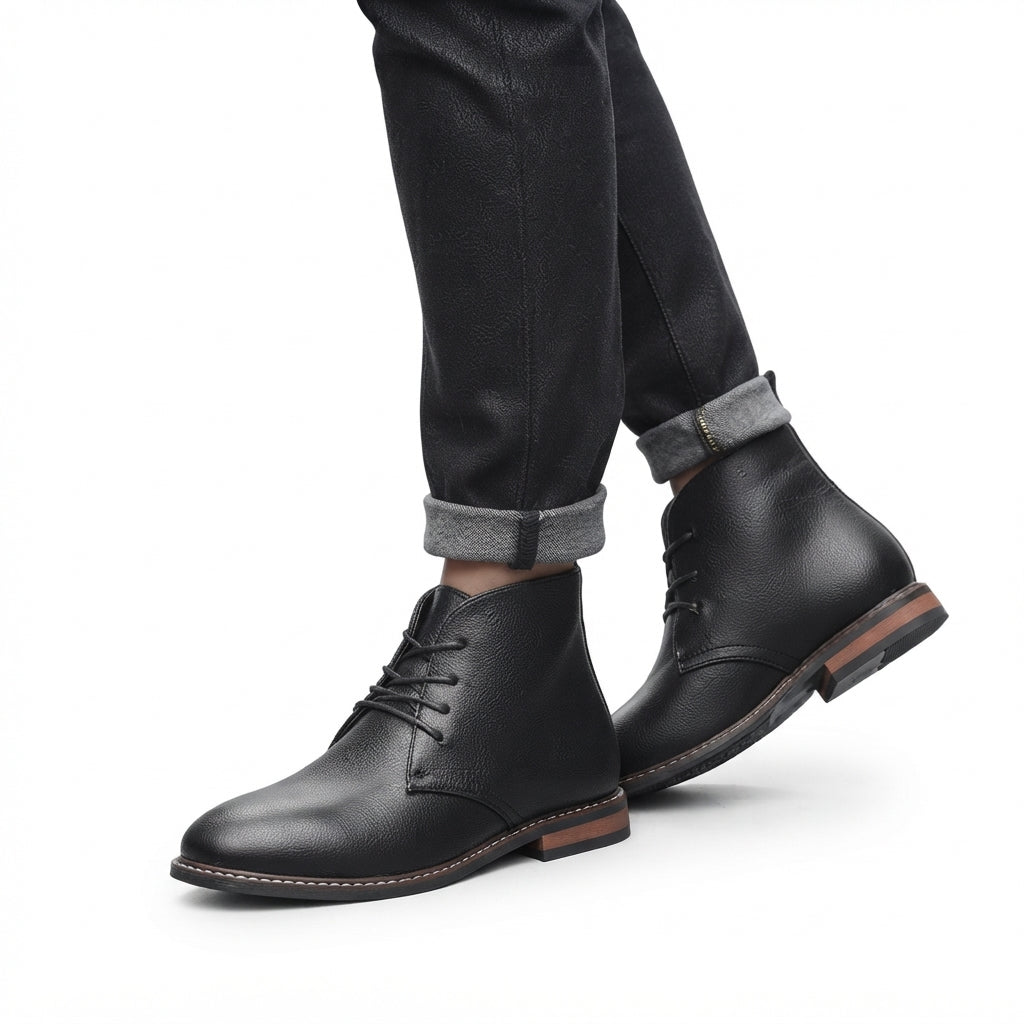 Men's Relaxed Lace-Up Chukka Boots