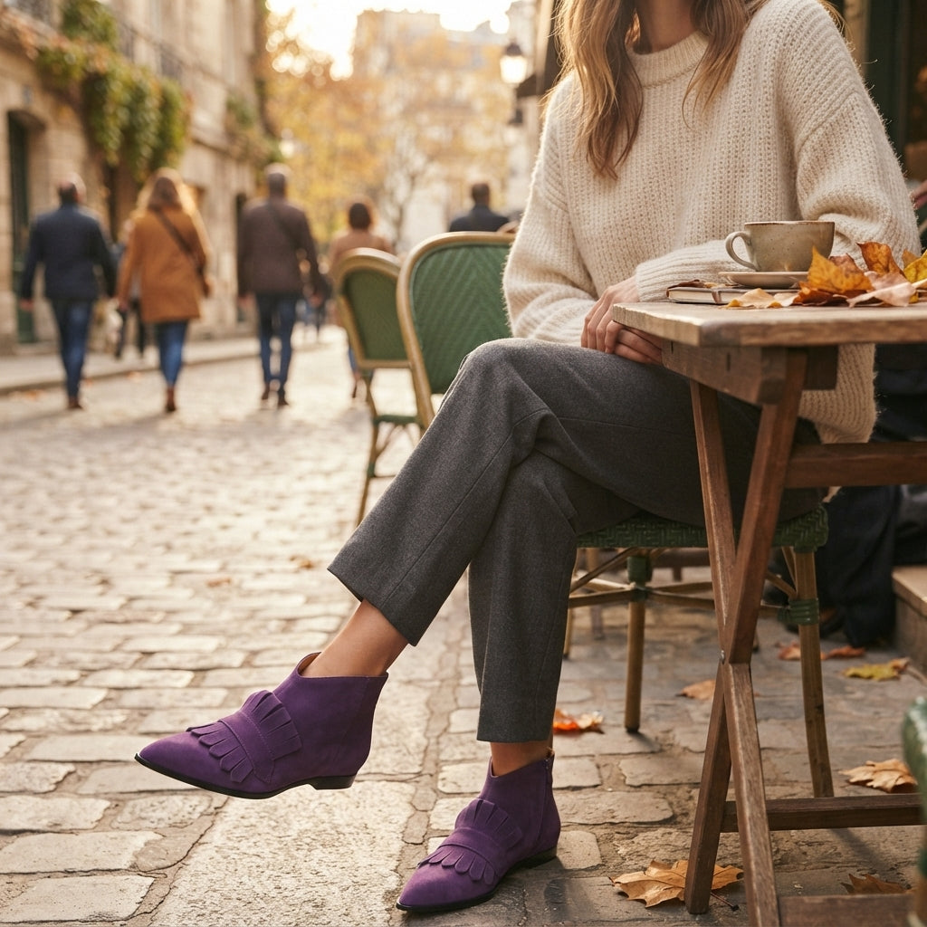 Women's Sophisticated Suede Ankle Boots