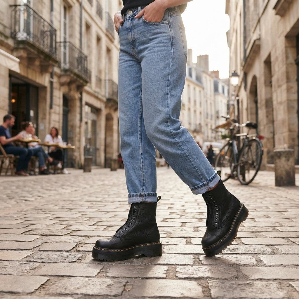 Women's Chic Platform Combat Boots