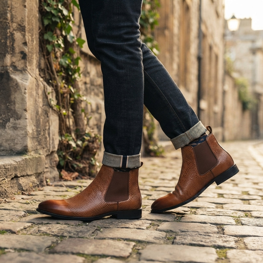 Men's Classic Leather Chelsea Boots
