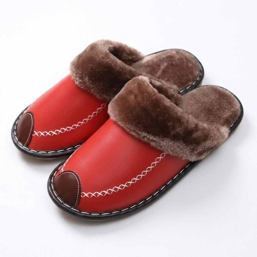 Women's Cosy Leather Slippers