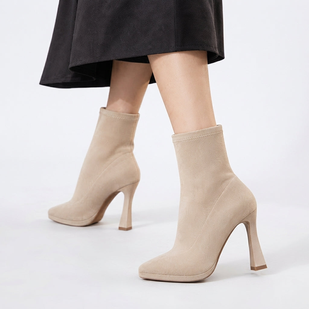 Women's Elegant Platform Sock Boots