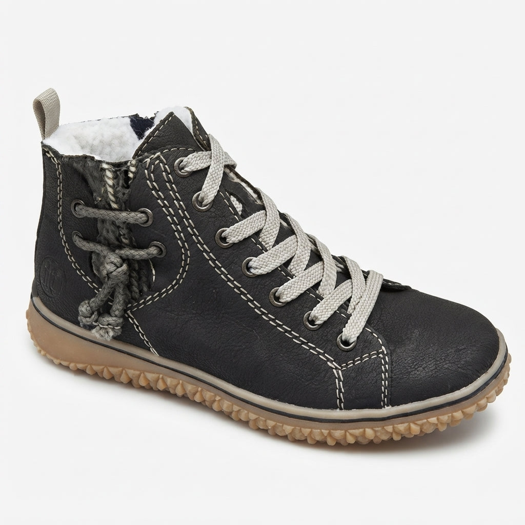 Women's Cosy Elegant Combat Ankle Boots