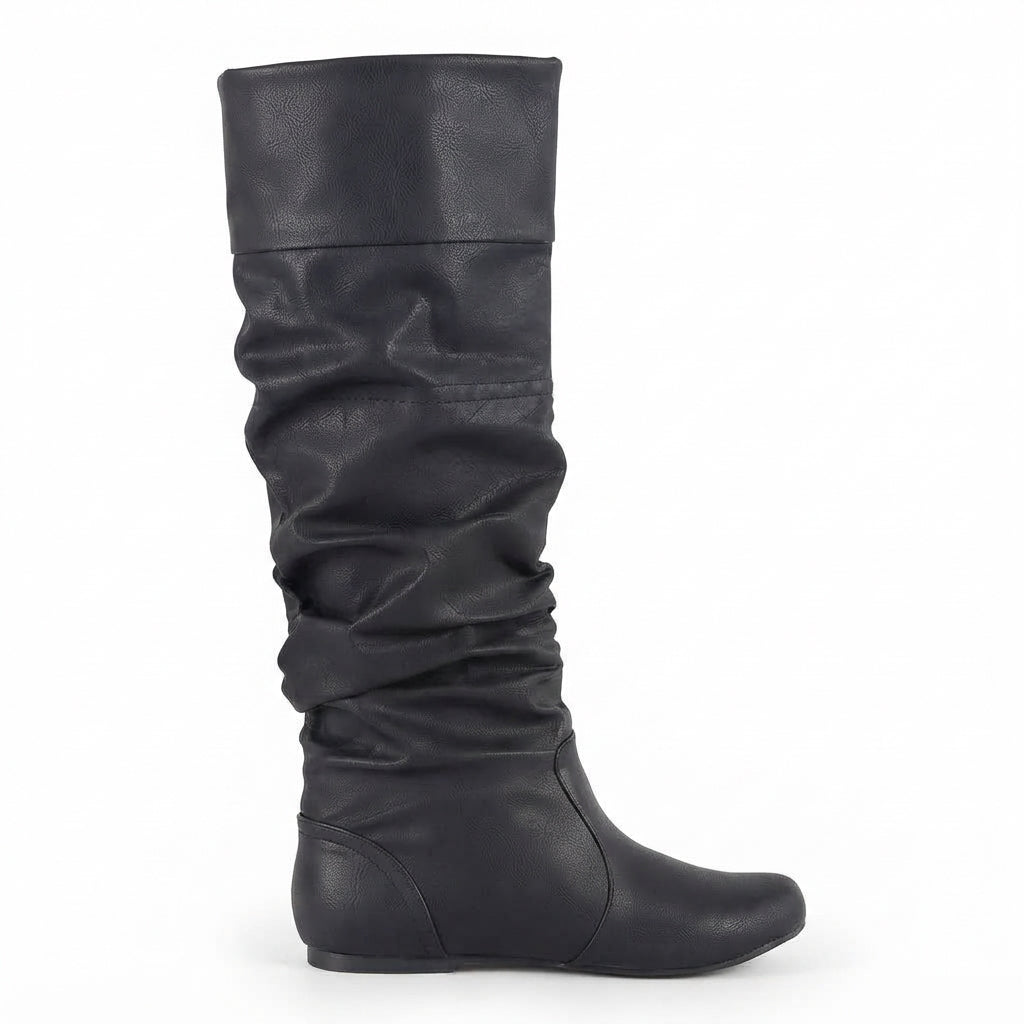 Women's Relaxed Slouch Leather Cowboy Boots