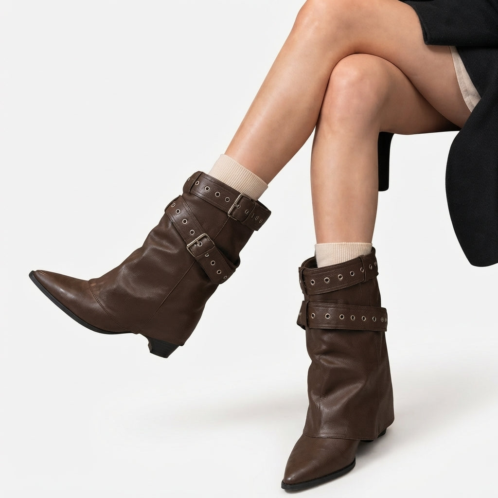 Women's Chic Slouch Cowboy Boots