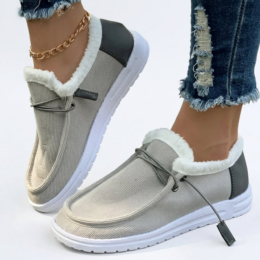 Women's Cosy Plush-Lined Moccasin Loafers