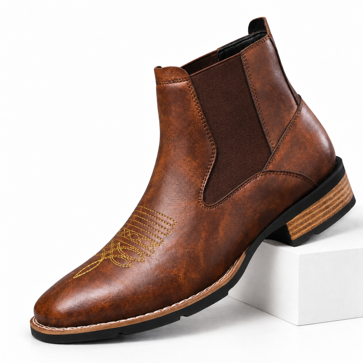 Men's Leather Chelsea Boots