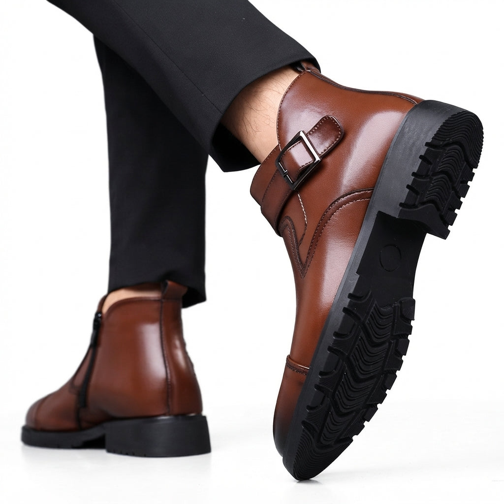 Men's Polished Ankle Boots