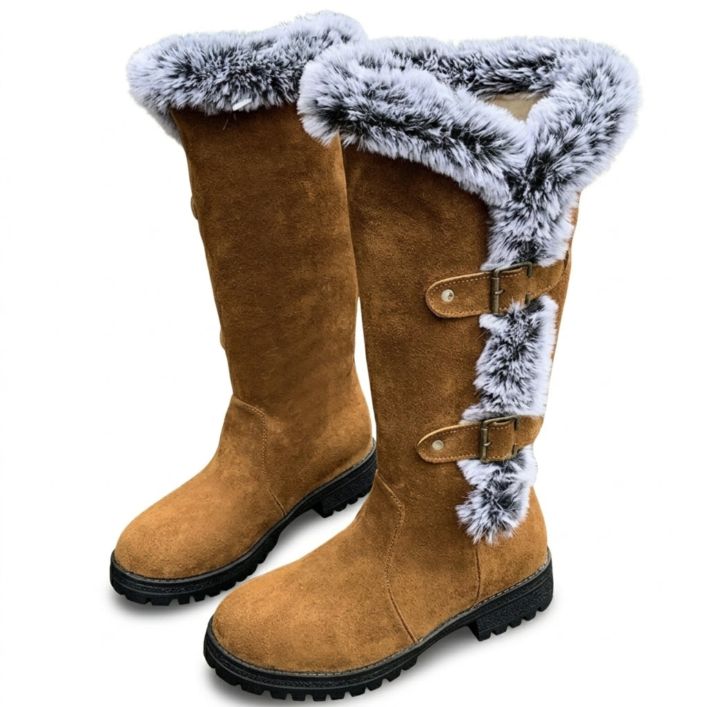 Women's Cosy Knee High Snow Boots