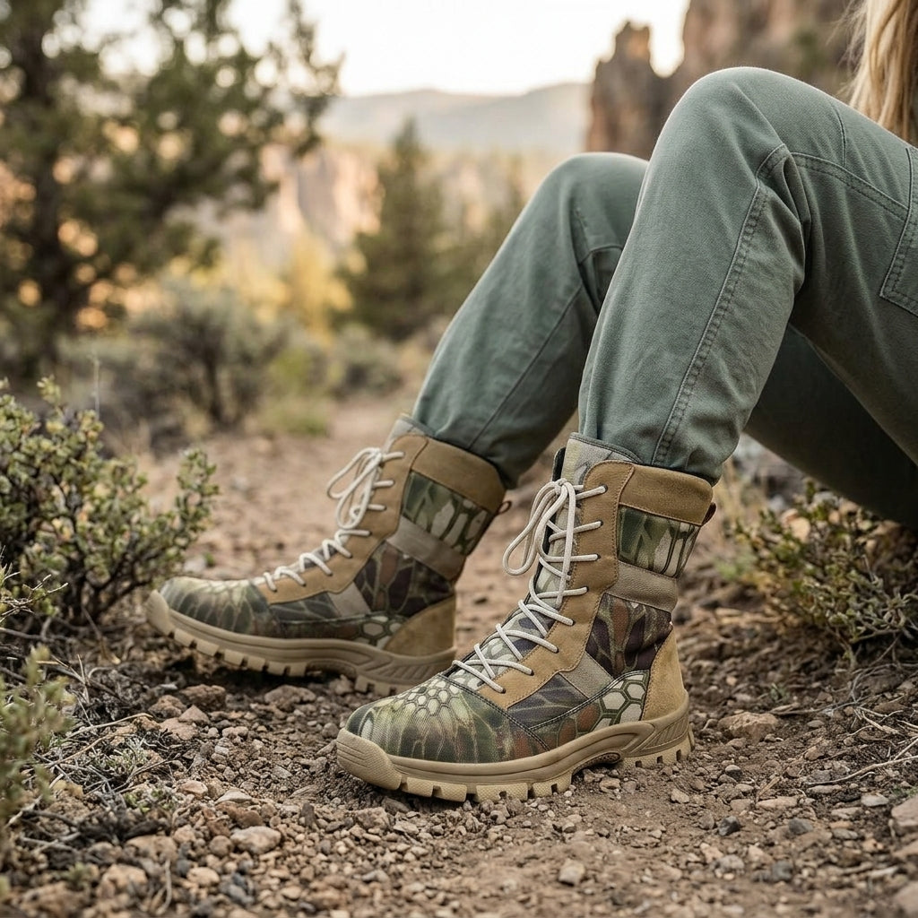 Men's Rugged Combat Hiking Boots