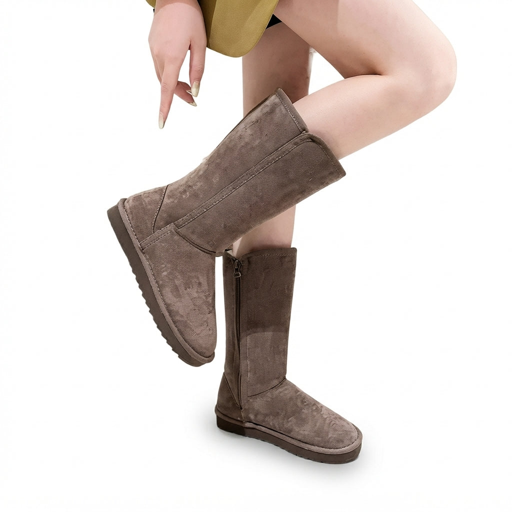 Women's Cosy Suede Knee High Boots