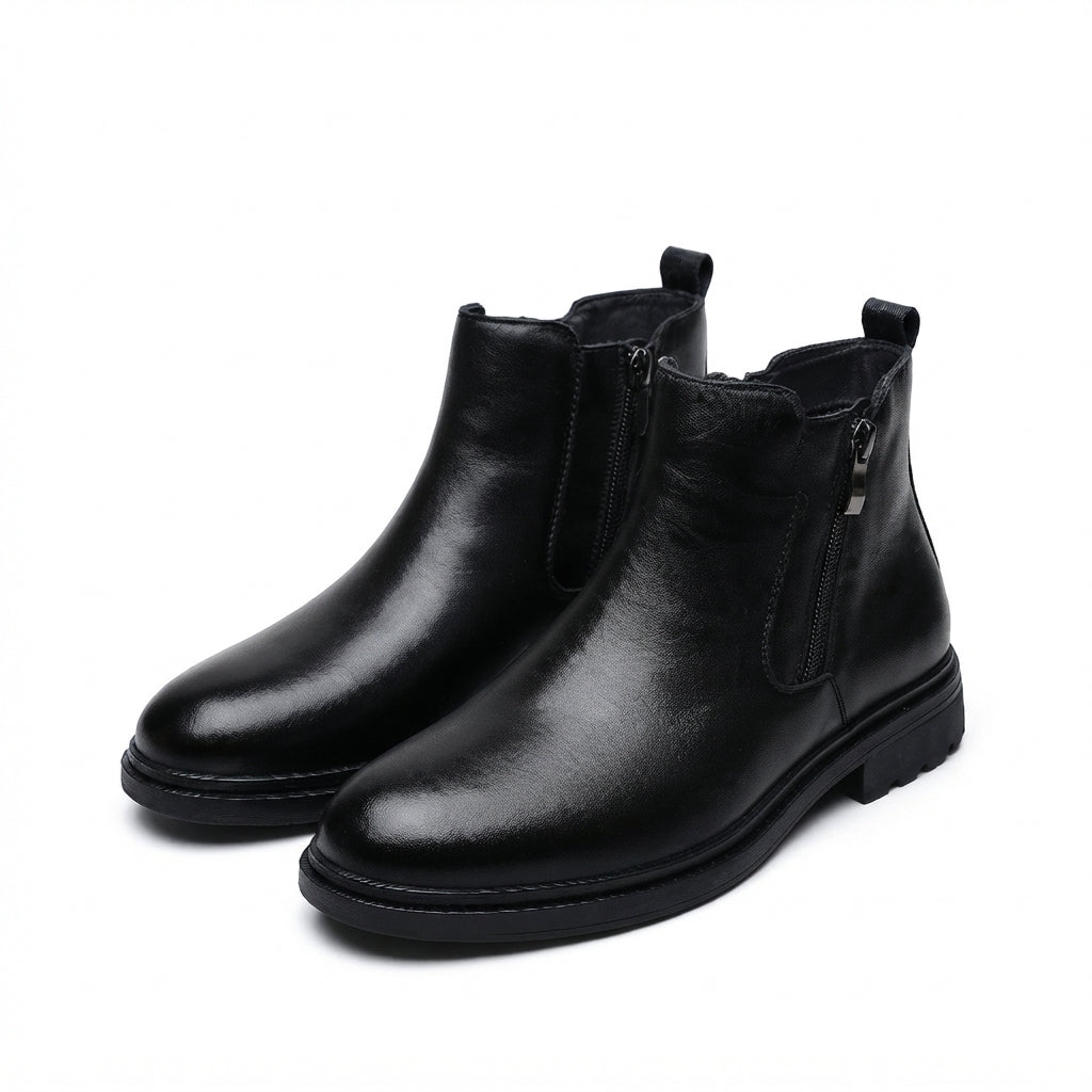 Men's Classic Leather Ankle Boots